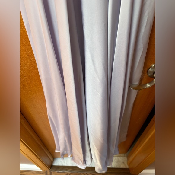 Light Purple Halterneck Formal Dress with Jewelled Neckline - Picture 6 of 12